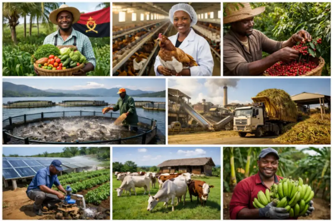 Agronegócio em Angola 2026 ideias lucrativas